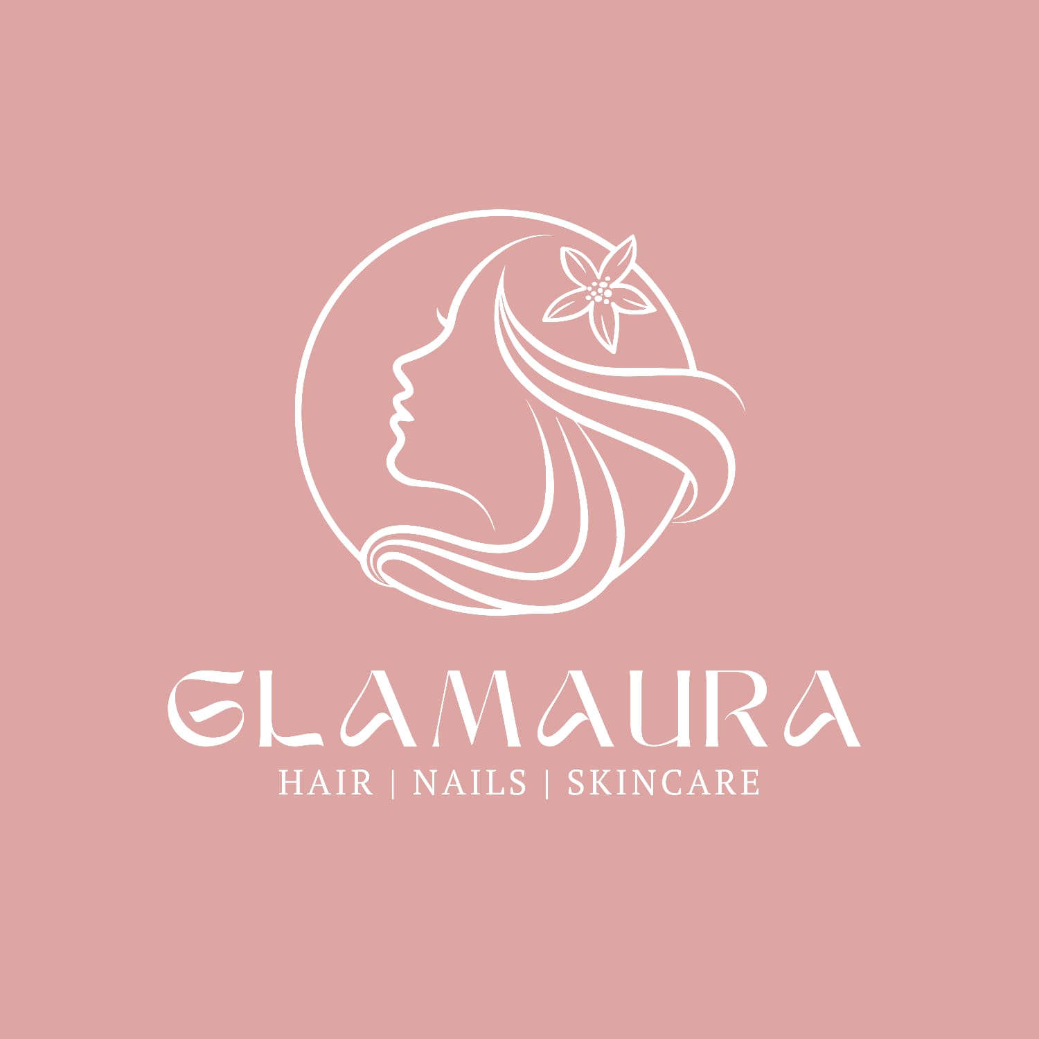 The Glam Aura logo